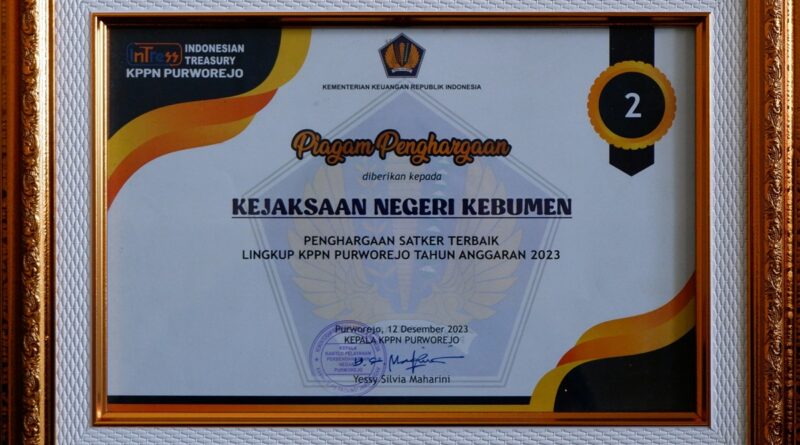 reward kppn purworejo