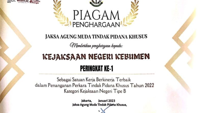 reward pidsus kejaksaan