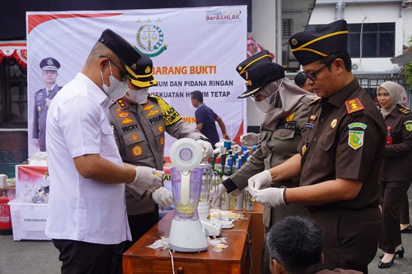 pemusnahan barang bukti