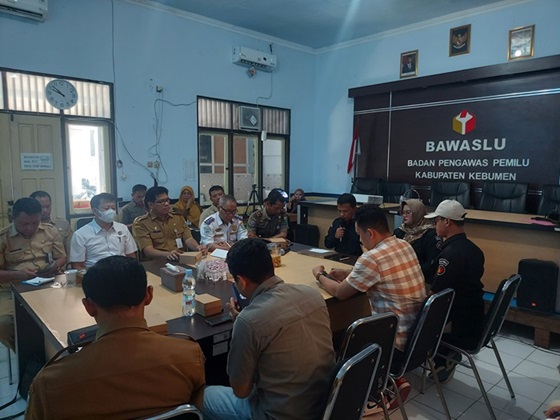 rakor pokja bawaslu kebumen